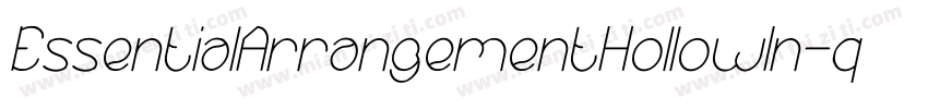 EssentialArrangementHollowIn-qwY1字体转换