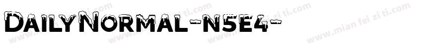 DailyNormal-n5e4字体转换
