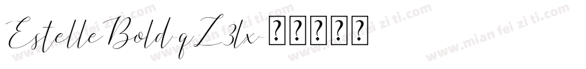 EstelleBold-qZ3lx字体转换