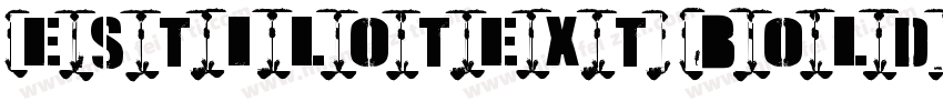 EstiloText-Bold字体转换