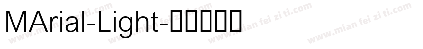 MArial-Light字体转换
