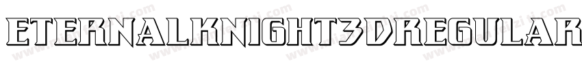 EternalKnight3DRegular-OvA8字体转换