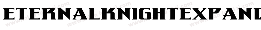 EternalKnightExpandedItalic-qrol字体转换