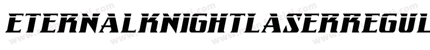 EternalKnightLaserRegular-JYJ7字体转换
