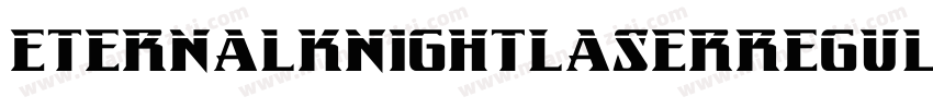 EternalKnightLaserRegular-JYJ7字体转换