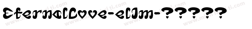 EternalLove-el1m字体转换