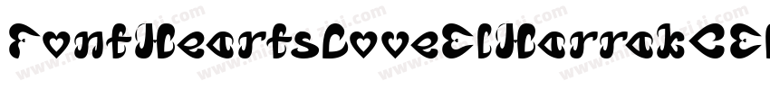 FontHeartsLoveElHarrakCElHarrakblogspotcom-2Vvv字体转换