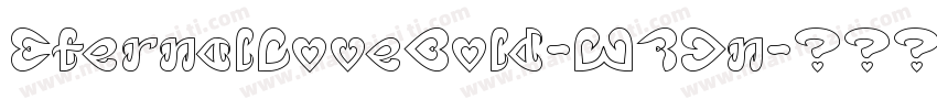 EternalLoveBold-W7Jn字体转换
