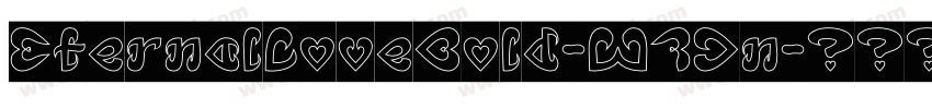 EternalLoveBold-W7Jn字体转换