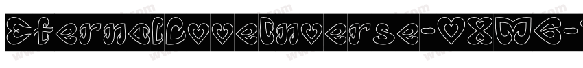 EternalLoveInverse-O8M6字体转换