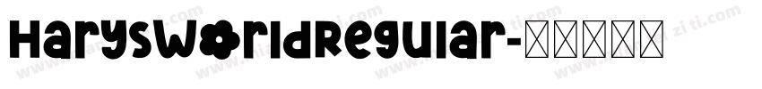 HarysWorldRegular字体转换