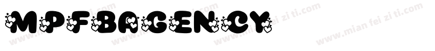 MpFBaGency字体转换 MpFBaGency字体转换