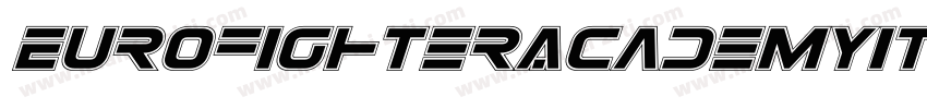 EurofighterAcademyItalic-3EAy字体转换