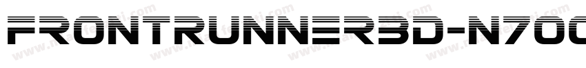 FrontRunner3D-n7oO字体转换