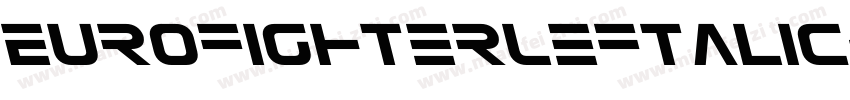 EurofighterLeftalic-63lq字体转换