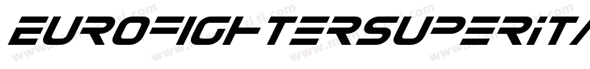 EurofighterSuperItalic-nzWV字体转换