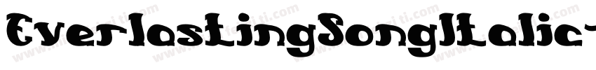 EverlastingSongItalic-YdMv字体转换