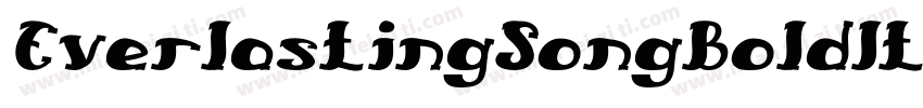 EverlastingSongBoldItalic-8KZz字体转换