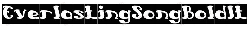 EverlastingSongBoldItalic-8KZz字体转换