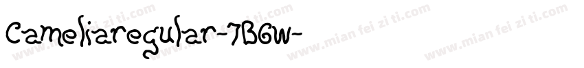 Cameliaregular-7B6w字体转换