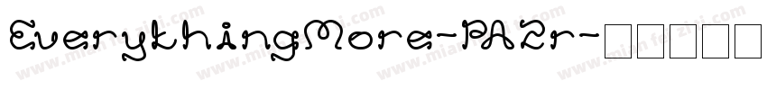EverythingMore-PA2r字体转换