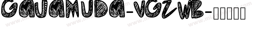 Gajamuda-VGzWB字体转换