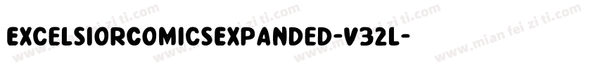 ExcelsiorComicsExpanded-V32l字体转换