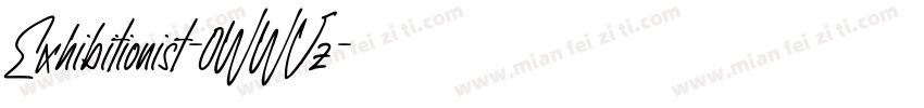 Exhibitionist-0WWVz字体转换