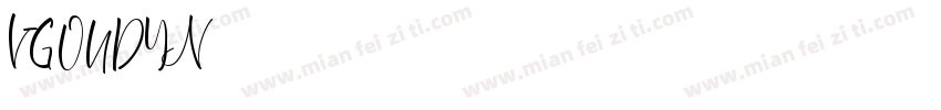 VGOUDYN字体转换