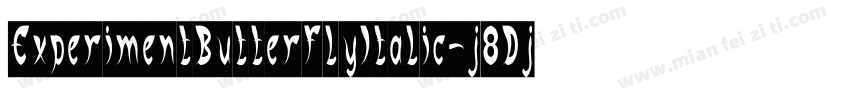 ExperimentButterflyItalic-j8Dj字体转换