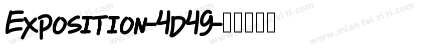 Exposition-4d49字体转换