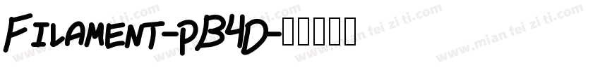 Filament-pB4D字体转换
