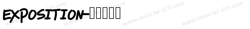exposition字体转换
