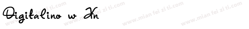 Digitalino-w5Xn字体转换