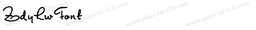 ZdyLwFont字体转换