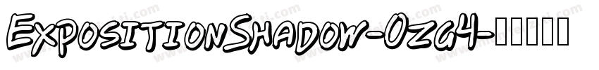 ExpositionShadow-0zg4字体转换