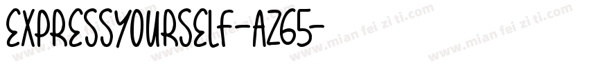 ExpressYourself-aZ65字体转换