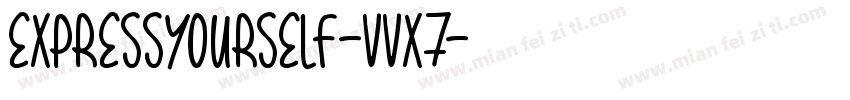 ExpressYourself-vVx7字体转换