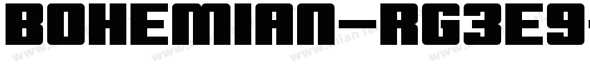Bohemian-rg3E9字体转换