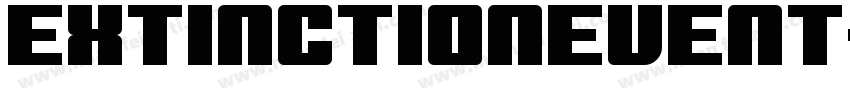 ExtinctionEvent-3EXp字体转换