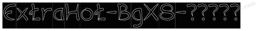 ExtraHot-BgX8字体转换