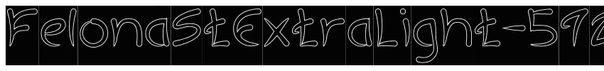 FelonaStExtraLight-57ZL字体转换