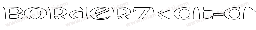 Border7kat-aYPK字体转换