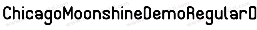 ChicagoMoonshineDemoRegular-R77E字体转换