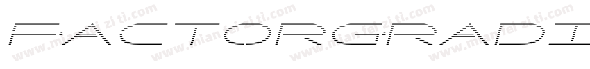 FactorGradientItalic-qzgx字体转换