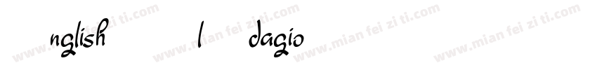 English11lAdagioBT字体转换