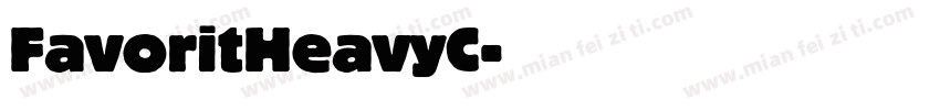 FavoritHeavyC字体转换