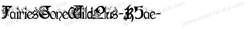 FairiesGoneWildPlus-K5ae字体转换