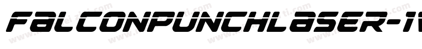 FalconPunchLaser-1W34字体转换