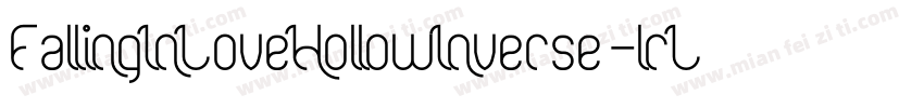FallingInLoveHollowInverse-lrL0字体转换